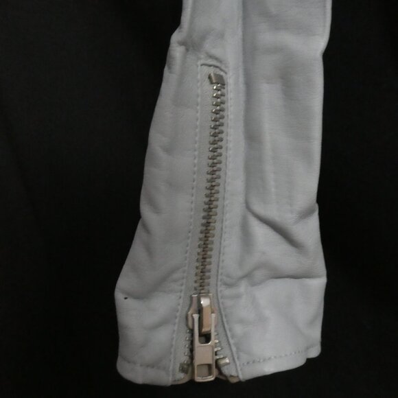 Vintage - RD STYLE | small petite | Chic Studded Collar Faux Leather Jacket - Picture 6 of 16